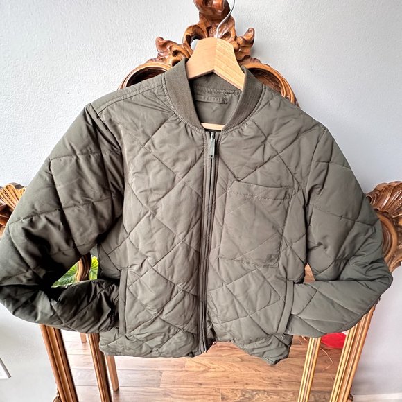 Frank And Oak Skyline Reversible Bomber in Rosin, size small - Picture 4 of 14